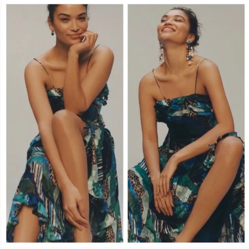 Ondine Ruffled Maxi Dress